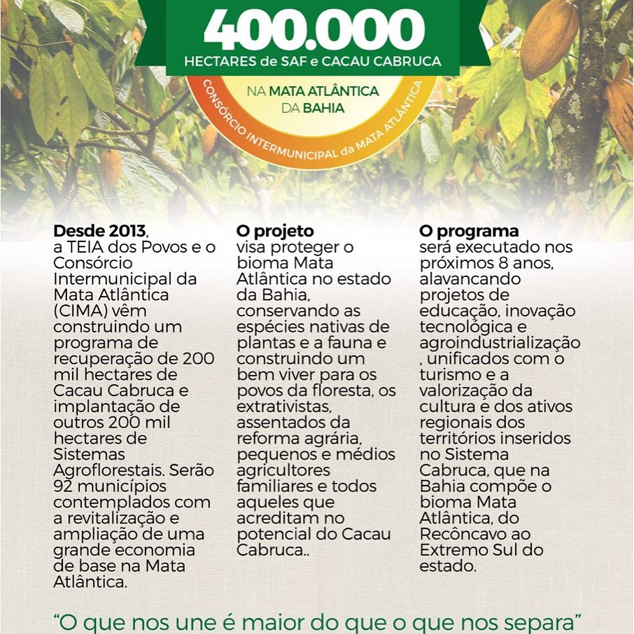 Teia dos Povos - Cons&oacute;rcio Intermunicipal da Mata Atl&acirc;ntica