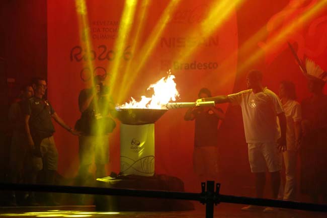 Revezamento da tocha olimpica em Ilheus entrou para a historia da cidade. foto Alfredo Filho Secom Ilheus 3